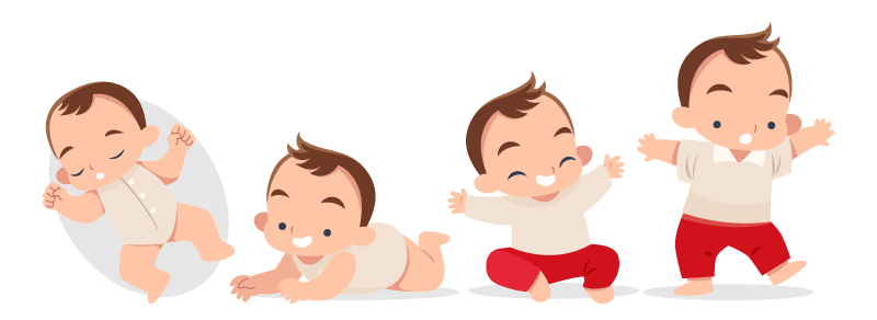 Percorsi Crescita Personale Treviso - Illustrazione Bambino che Cresce