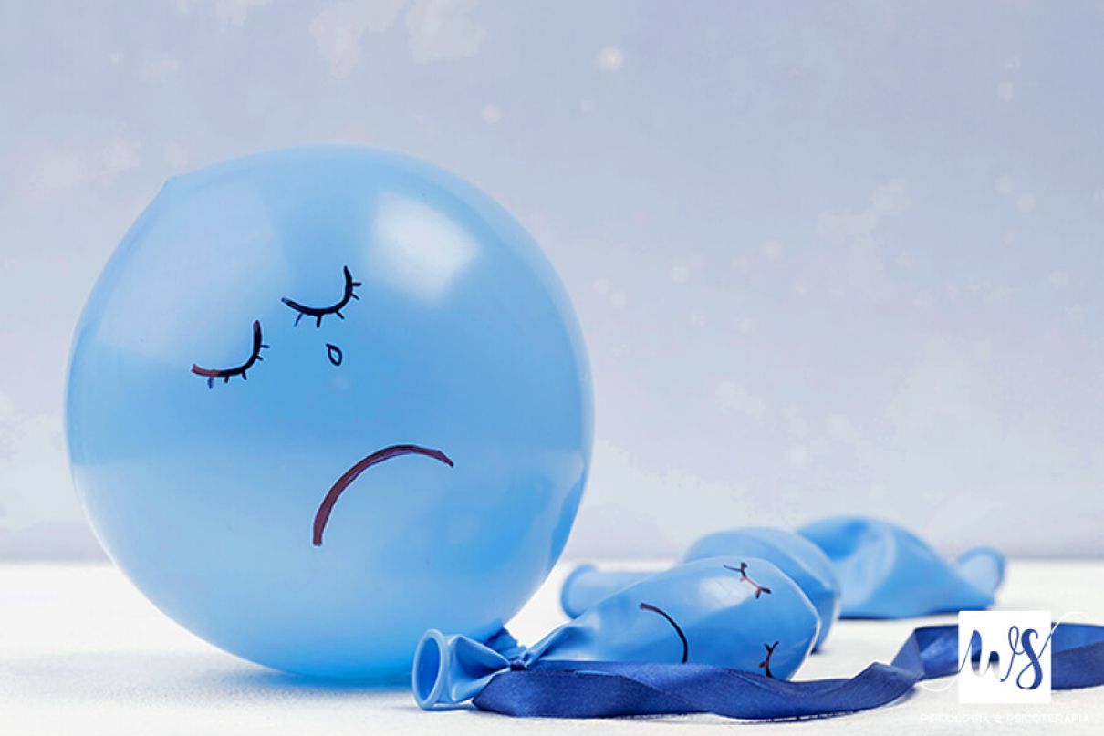 Curare la Depressione Treviso - Palloncino Blu che Piange