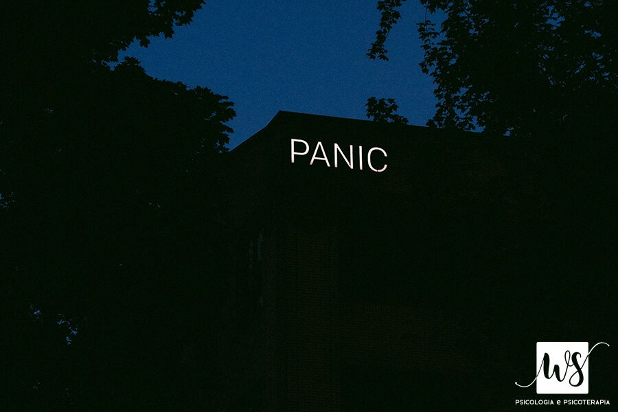 Crisi di Panico Treviso - Scritta Panic al neon